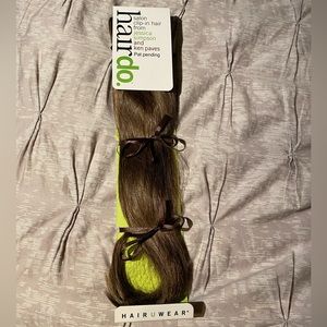 22” synthetic clip in hair extensions - Hairuwear Jessica Simpson - Ginger Brown